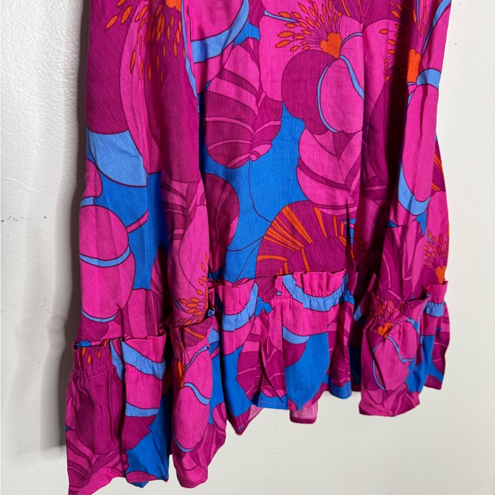 TUCKERNUCK X CAMERAN EUBANKS WIMBERLY Wild Azalea Edisto Dress Small - Picture 12 of 12